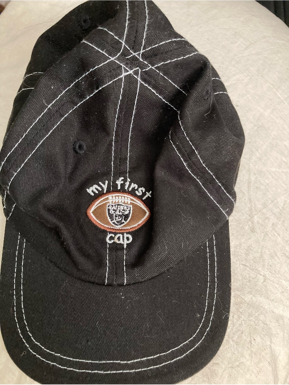 Raider’s football infant cap
